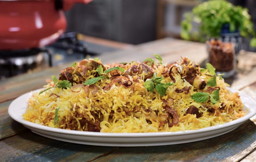 Hyderabadi Mutton Dum Biryani: Slow-Cooked Royalty in Sharjah